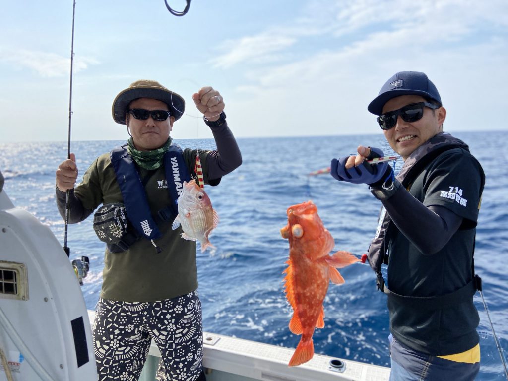 ジギングでアンコウ 須崎市観光漁業センター